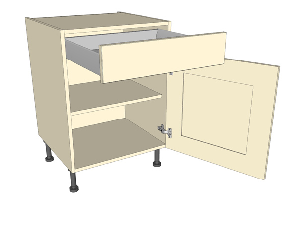 Matt and Gloss Handleless Kitchen - Sussex