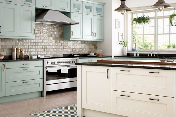 Wakefield Painted Shaker Ivory Powder Blue